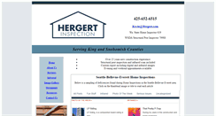 Desktop Screenshot of hergert-inspection.com